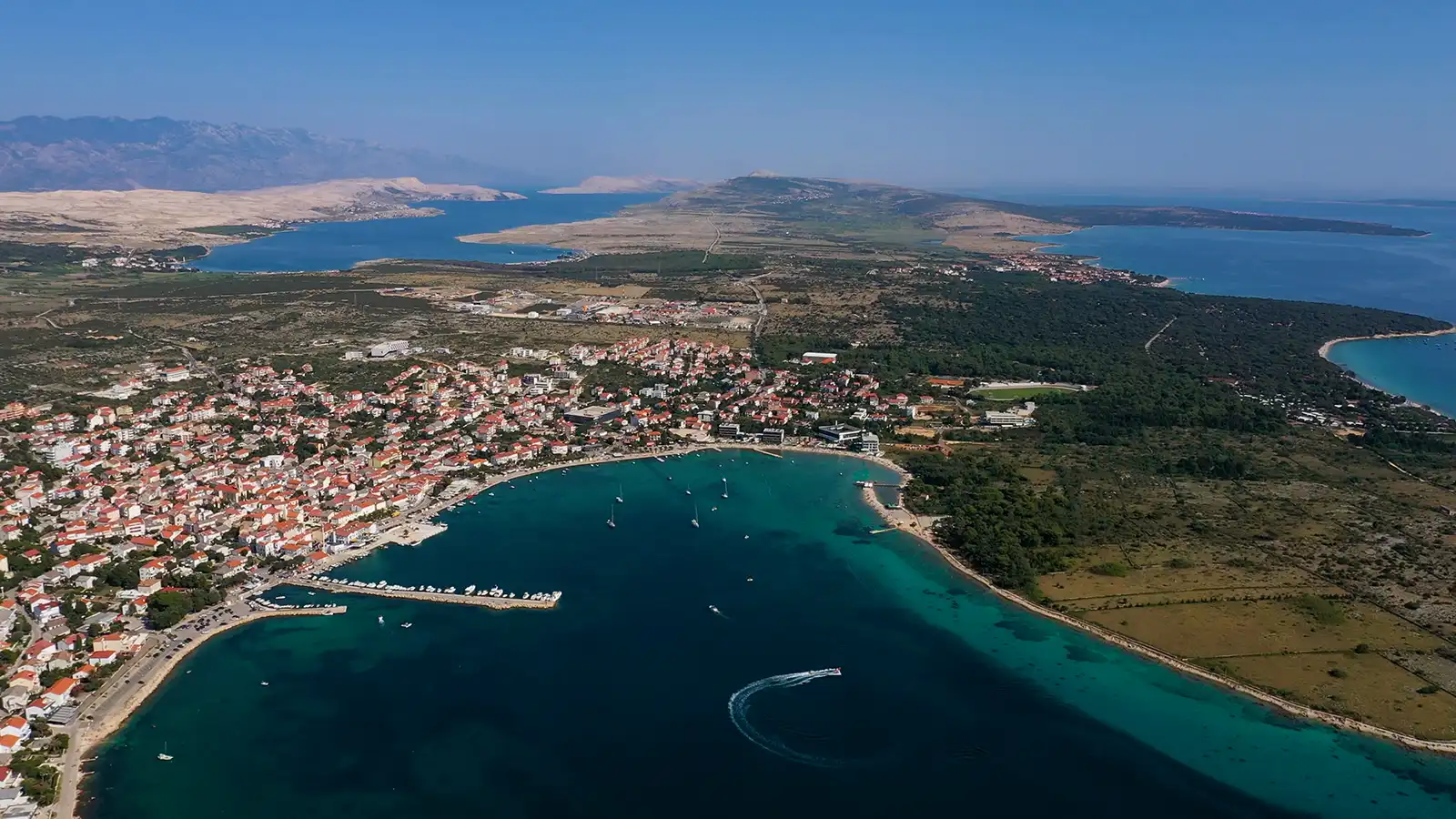 Novalja, Island of Pag, Beaches